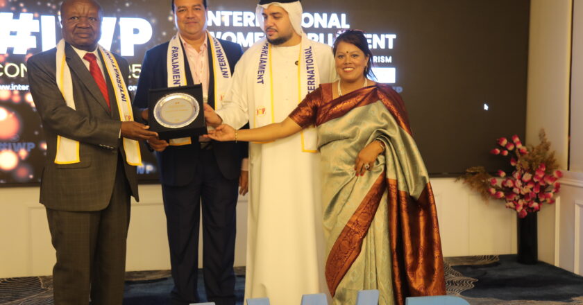 Naeem Sirajuddin Tirmizi Honored as Guest of Honour at IWP Conclave 2025 in Dubai
