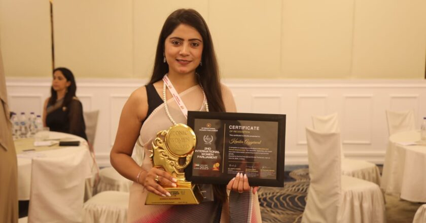 Dr. Kanika Aggarwal Honored for Women Empowerment and Innovation at IWP Conclave 2025 in Dubai