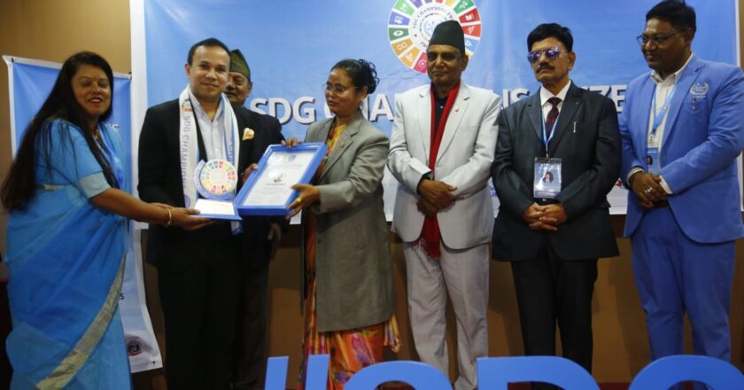 Mr. Avishek Ahmed, Bangladesh – Honored at SDG Champion Prize Ceremony 2025