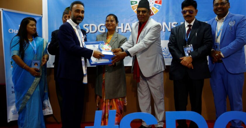 MKA Shahinoor Rahman Jahid, Bangladesh – Honored at SDG Champion Prize Ceremony 2025