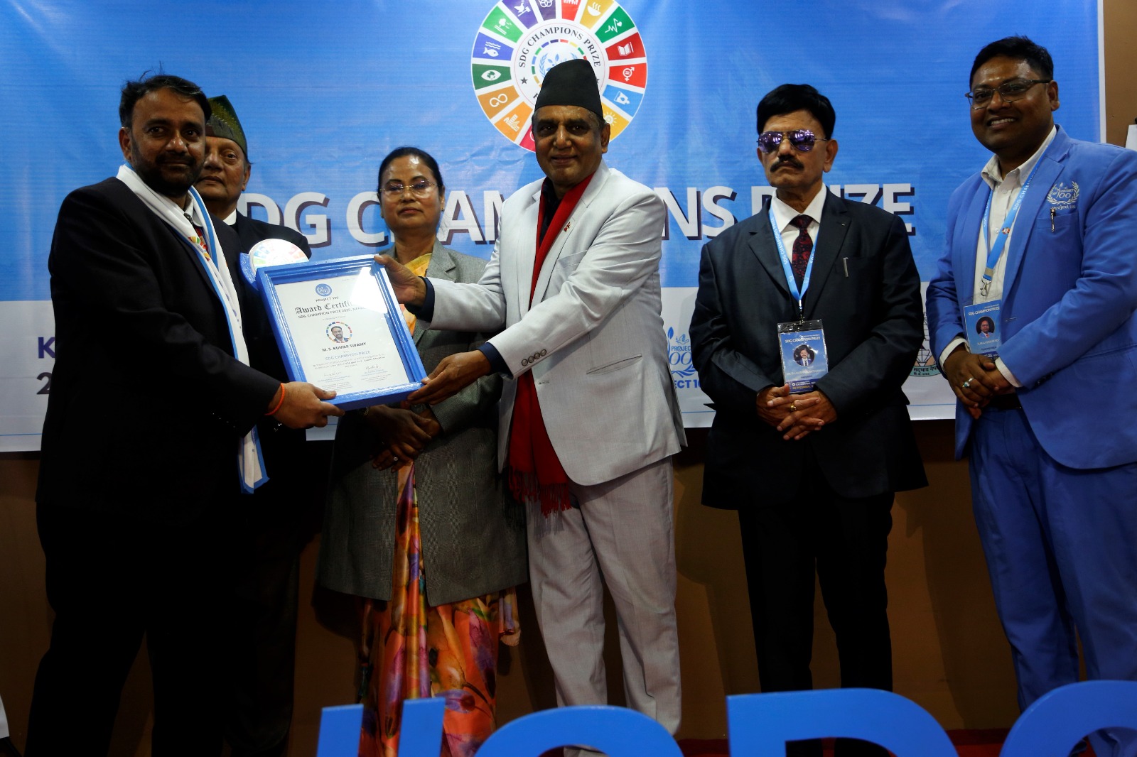 Mr. M. S. Kumar Swamy, India – Honored and Featured Panelist at SDG Champion Prize Ceremony 2025