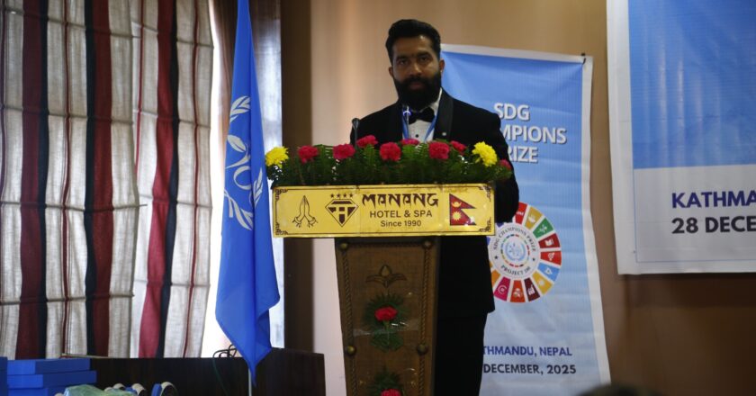 Adv. Prathik Yashwant Chavan, India – Honored and Speaker at SDG Champion Prize Ceremony 2025