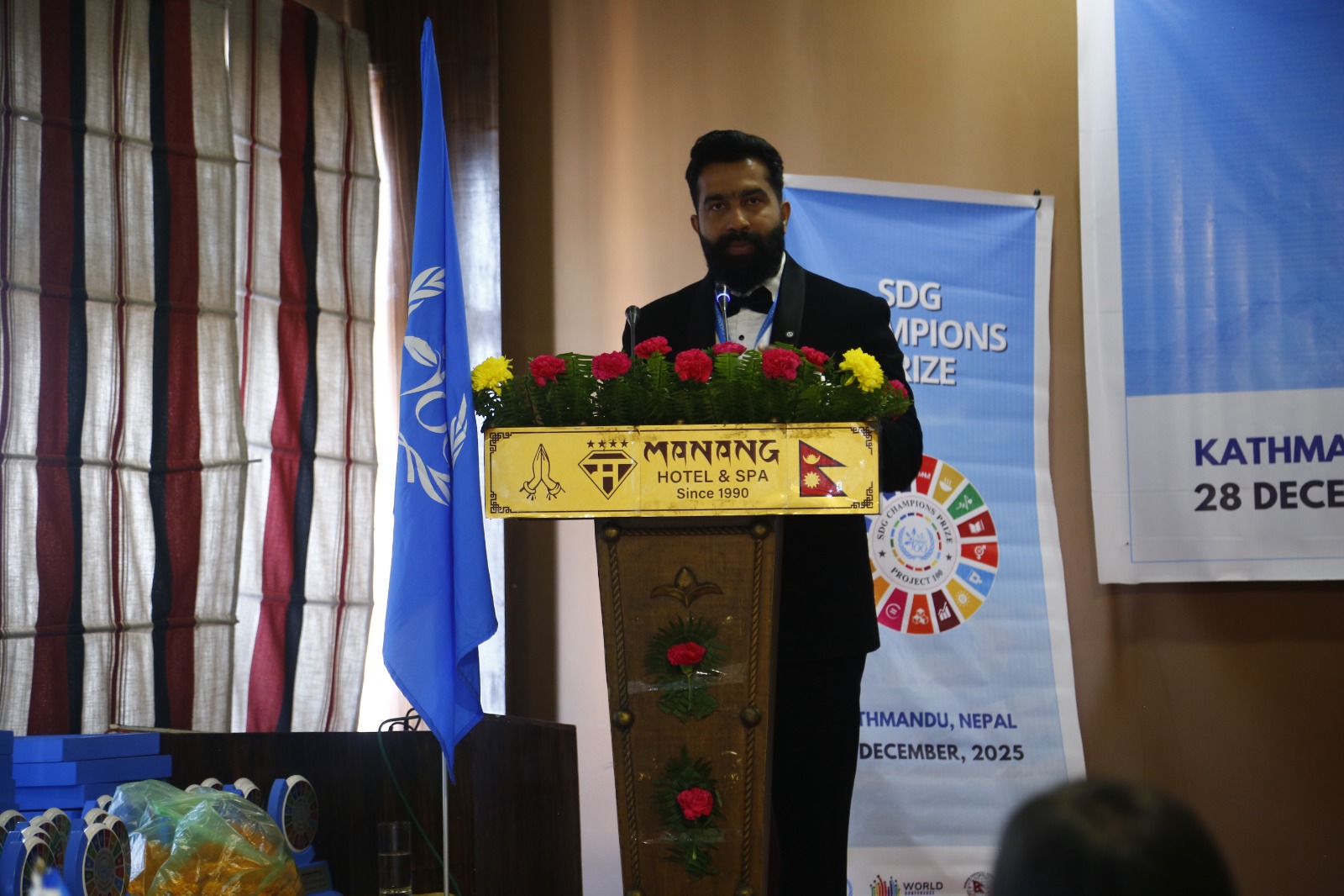 Adv. Prathik Yashwant Chavan, India – Honored and Speaker at SDG Champion Prize Ceremony 2025