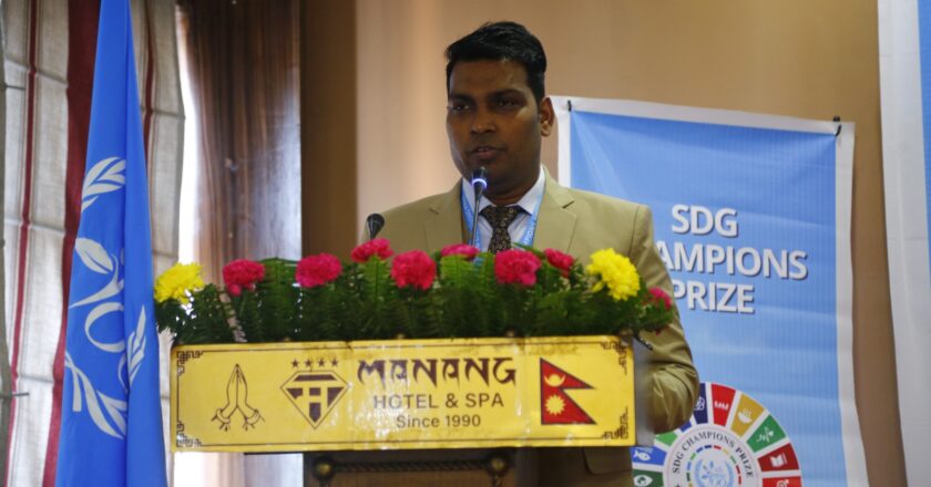 Mohit Kumar, India – Honored at SDG Champion Prize Ceremony 2025