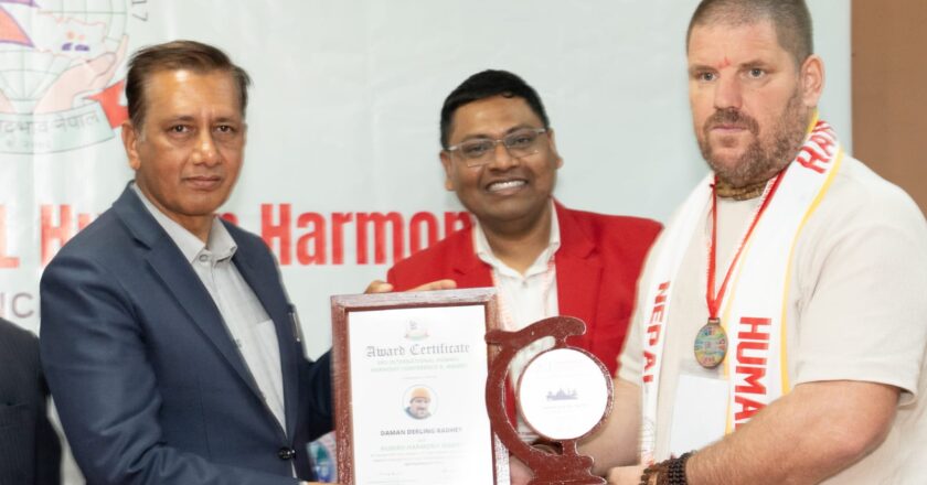 Daman Derling Radhey, Slovenia – Honored at 3rd International Human Harmony Conference & Award 2026