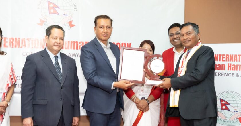 Dr. Man Bahadur Bishwakarma, Nepal – Honored at 3rd International Human Harmony Conference & Award 2026
