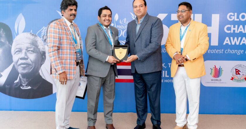 S M Tanvir Hasan, Bangladesh – Honored at 6th Global Changemaker Award in Bangkok
